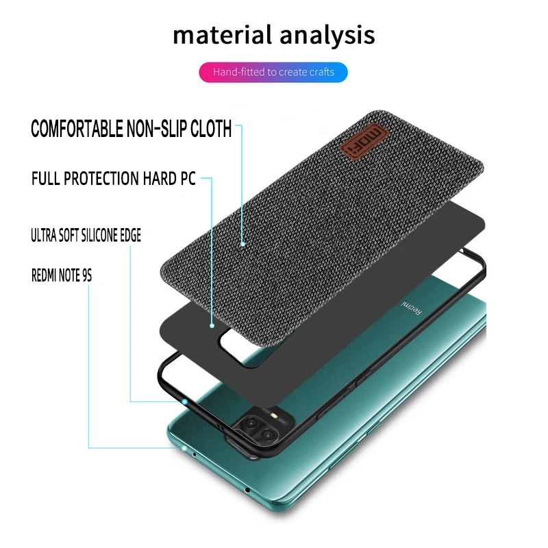 xiaomi leather case custom Cho Poco F2 Pro Ốp Lưng Bao Da MOFi Ban Đầu Dành Cho Xiaomi Poco F2 Pro Ốp Lưng Vải Vải Lưng Pocophone F2 pro Silicone Trường Hợp cases for xiaomi blue