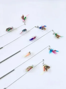 

Cat-Replacement Tournament Grade Model Flies Bell Spring Cat Teaser Toy