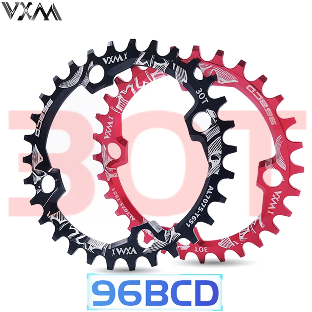 Vxm 96bcd Bicycle Chainwheel 30t Mountain Bike Chainring Crown Round