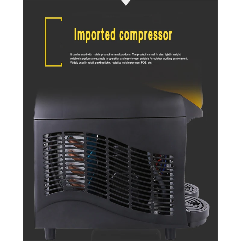 110V/220V Double Tank Smoothie Slush Machine Ice Cream Machine 300W Snow Melting Machine Commercial Smoothie Granita machine 5