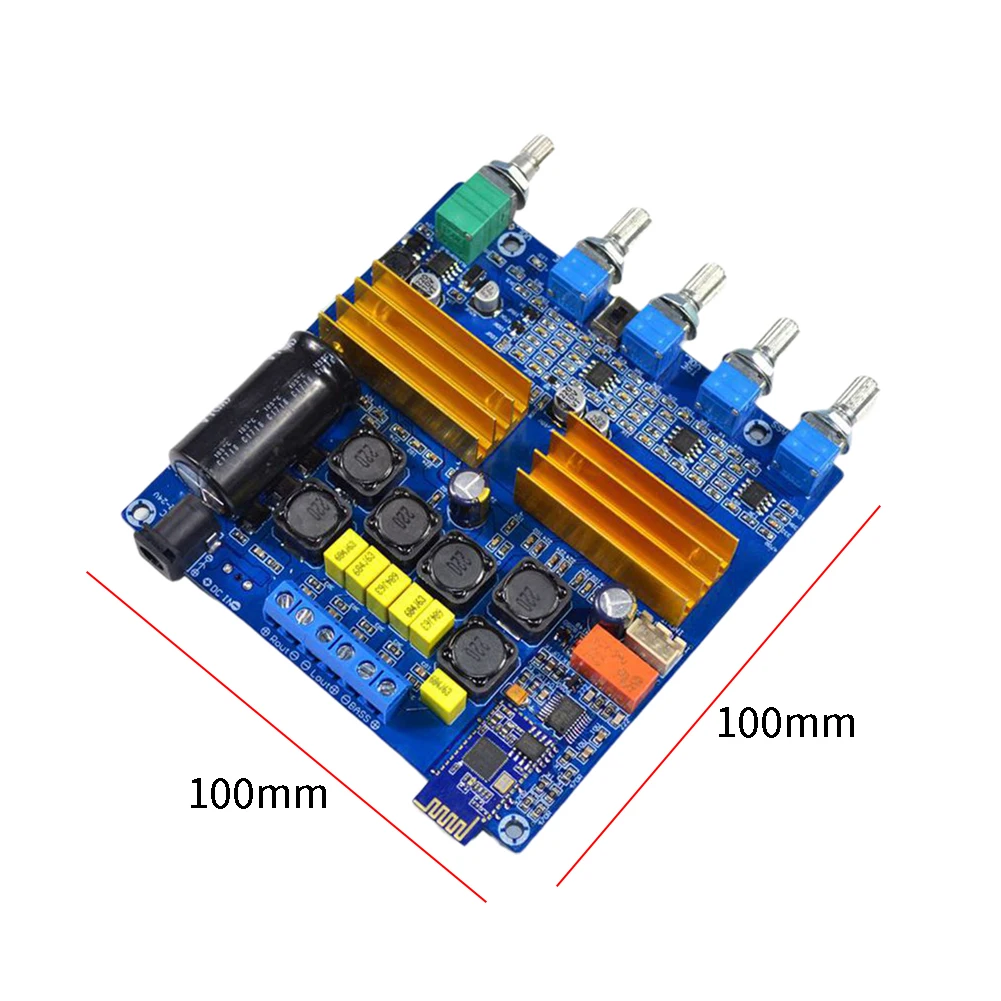 TPA3116 Bluetooth 5,0 стабильная Плата усилителя HIFI аудио цифровой мощный профессиональный сабвуфер стерео аксессуары 2,1 канал