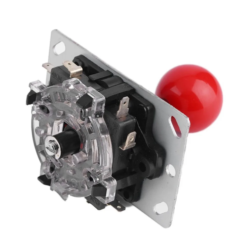 8 Way Adjustable Joystick Arcade Joystick DIY Joystick Fighting Stick Parts for Game Video Arcade Very Rugged Construction Red