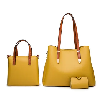

NEW Women Shoulder Bags Crossbody Bags for Ladies Large Tote Bag Set 3 Pcs Clutch and Purse Luxury Handbag Women Designer