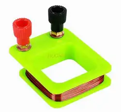 Équipement d'expérimentation électromagnétique, bobine carrée en cuivre, accessoire d'expérimentation magnétique à induction 