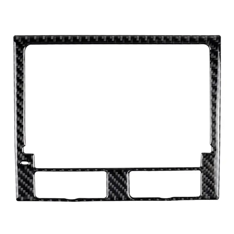 

Carbon Fiber Navigation Panel Frame Sticker for Porsche Macan 2015 2016 2017 LHD Surface Gloss Obviously Light and Thin