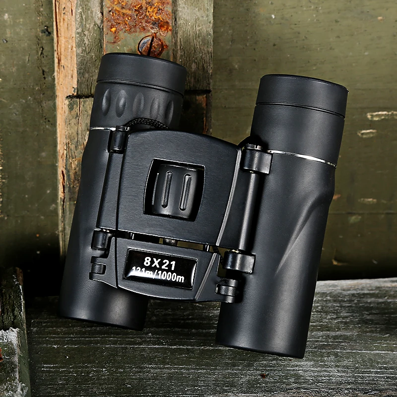 Najtaniej Lornetka BAK4 8x21 Zoom daleki zasięg 1000m składany HD potężny mini teleskop optyka FMC sporty łowieckie Camping