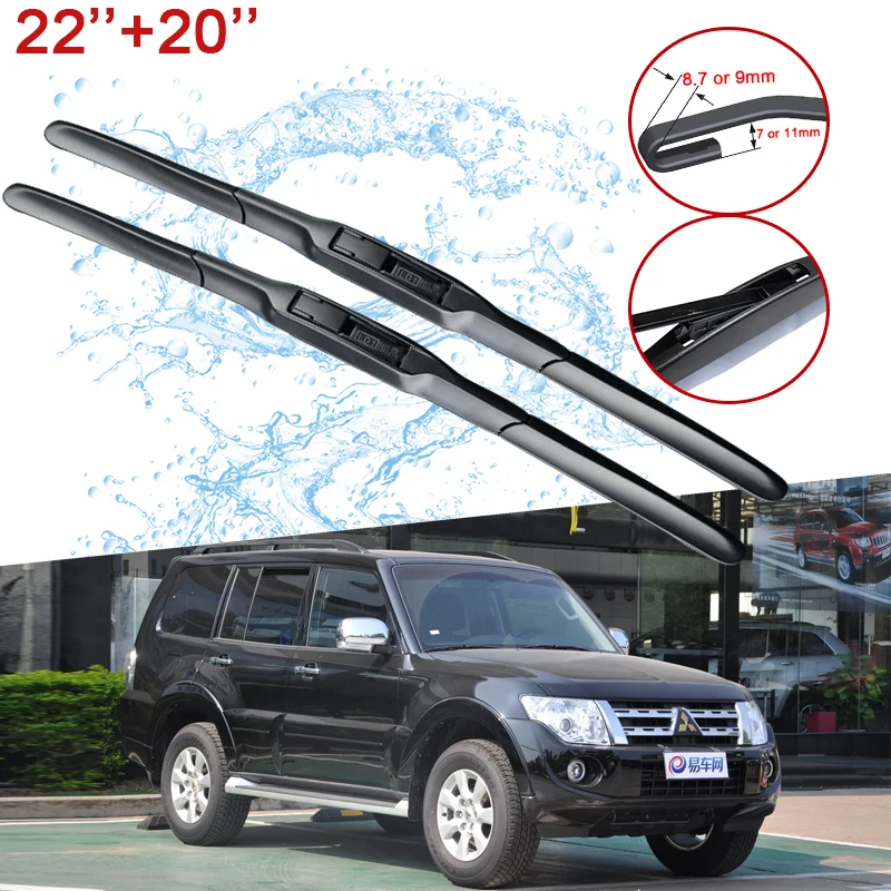 Щетка стеклоочистителя для Mitsubishi Pajero Shogun Montero 2007 ~ 2020 V80 V87 V93 V97 стеклоочистители