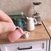 NEW 1PCS 1/12 Scale Miniature Dollhouse Mini Kettle Pot for Blyth Barbies OB11 BJD Doll House Kitchen Play Toys Accessories 2