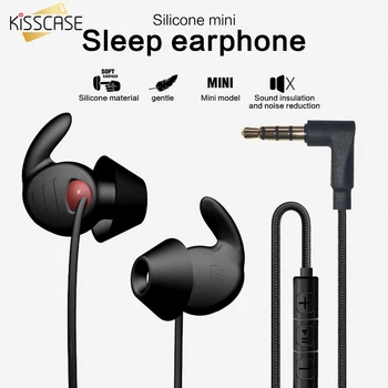

KISSCASE Wired Earphone Noise Canceling Stereo Surround Headset In Ears With Microphone For Redmi Note7 Sports Running Earphone