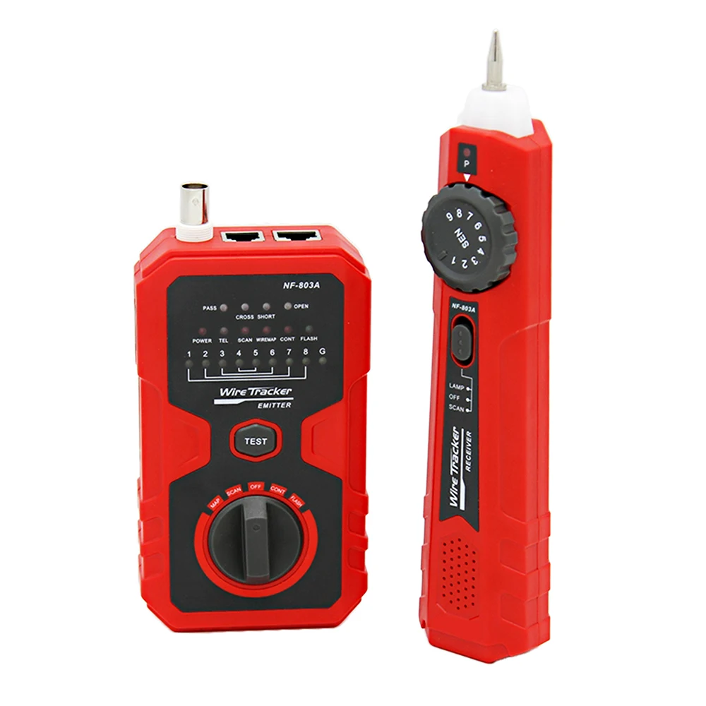

NF-803A Multipurpose LCD Display Network Telephone Cable Tester Tracker Line Finder Wire Tester Cable Locator
