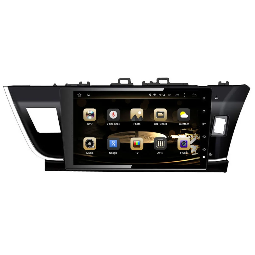 Android 9 0 Octa Core PX6/PX5/px30 Fit Toyota Corolla 2013 2016 для правостороннего движения автомобильный dvd