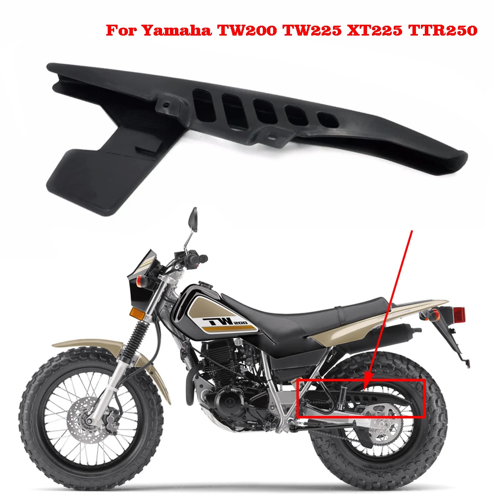 CNC Motorcycle Rear Chain Cover Guard Protector for TW200 XT225 XT250 