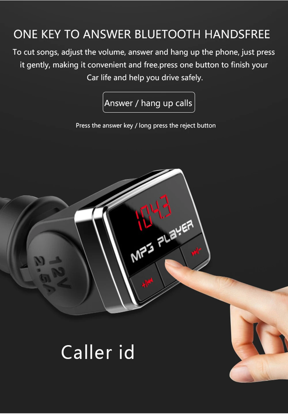 VR робот 5 в 3.1A Bluetooth Автомобильный MP3 аудио плеер беспроводной fm-передатчик Handsfree автомобильный комплект с прикуривателем