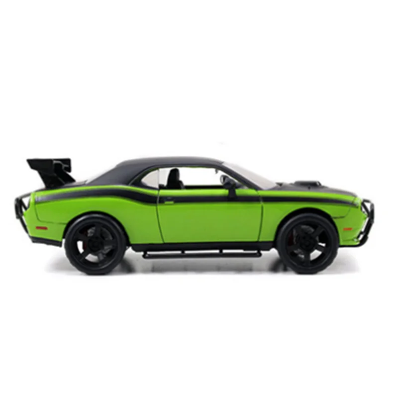 Коллекция 1:24 Масштаб 21 см FAST& F7 Letty's Challenger внедорожная модель дорожного транспортного средства Литой Сплав уличная гоночная модель автомобиля дисплей