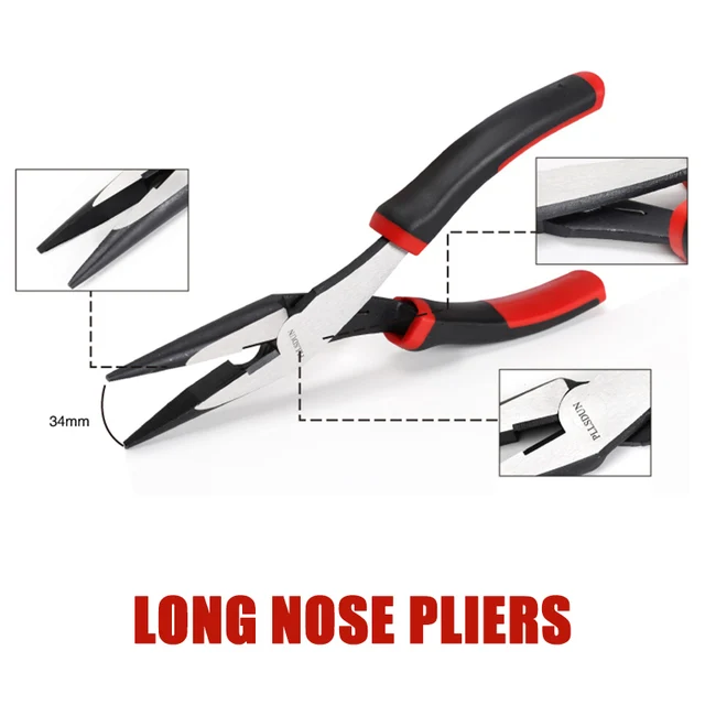 Details about / KINDLOV Multitool Wire Cutter Diagonal Pliers Crimping Tool Long Nose Pliers