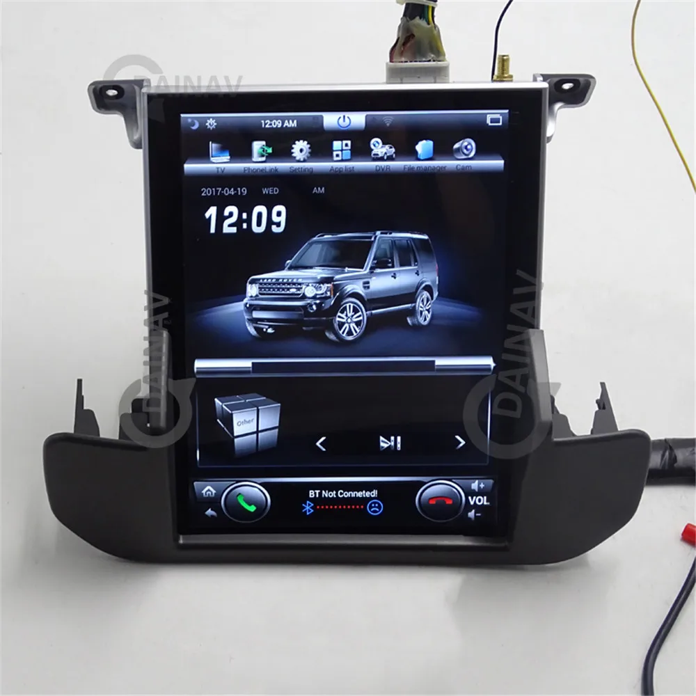 Автомагнитола на платформе Android с вертикальным экраном GPS навигацией для Land Rover