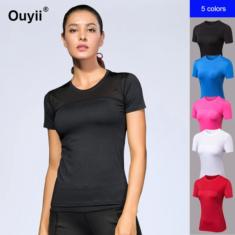 

New Professional Sport T-shirts Women's Fitness Running Sportswear Short Sleeve Quick Drying PRO Jogging Breathable Yoga Shirts