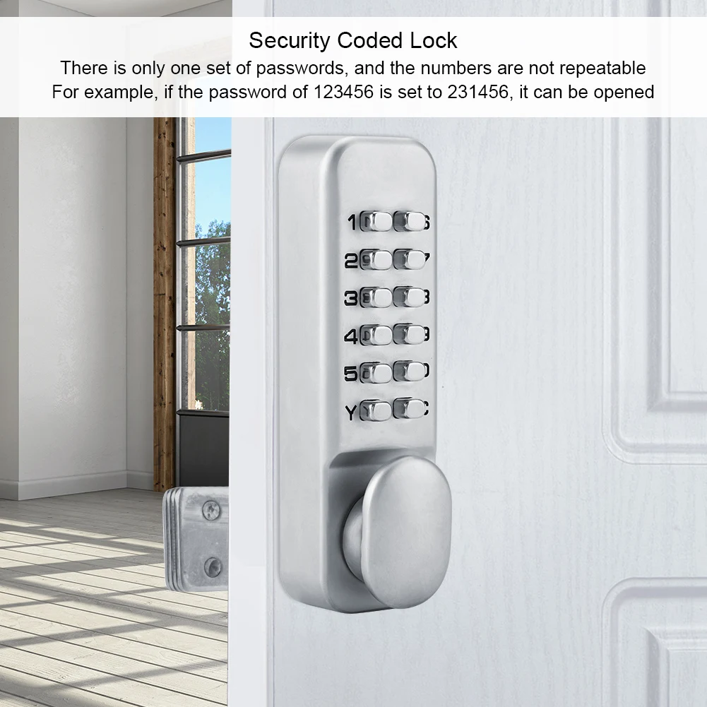 1-11 цифр код комбинированная камера дверь цинковый сплав удобный Пароль безопасности кодовый замок