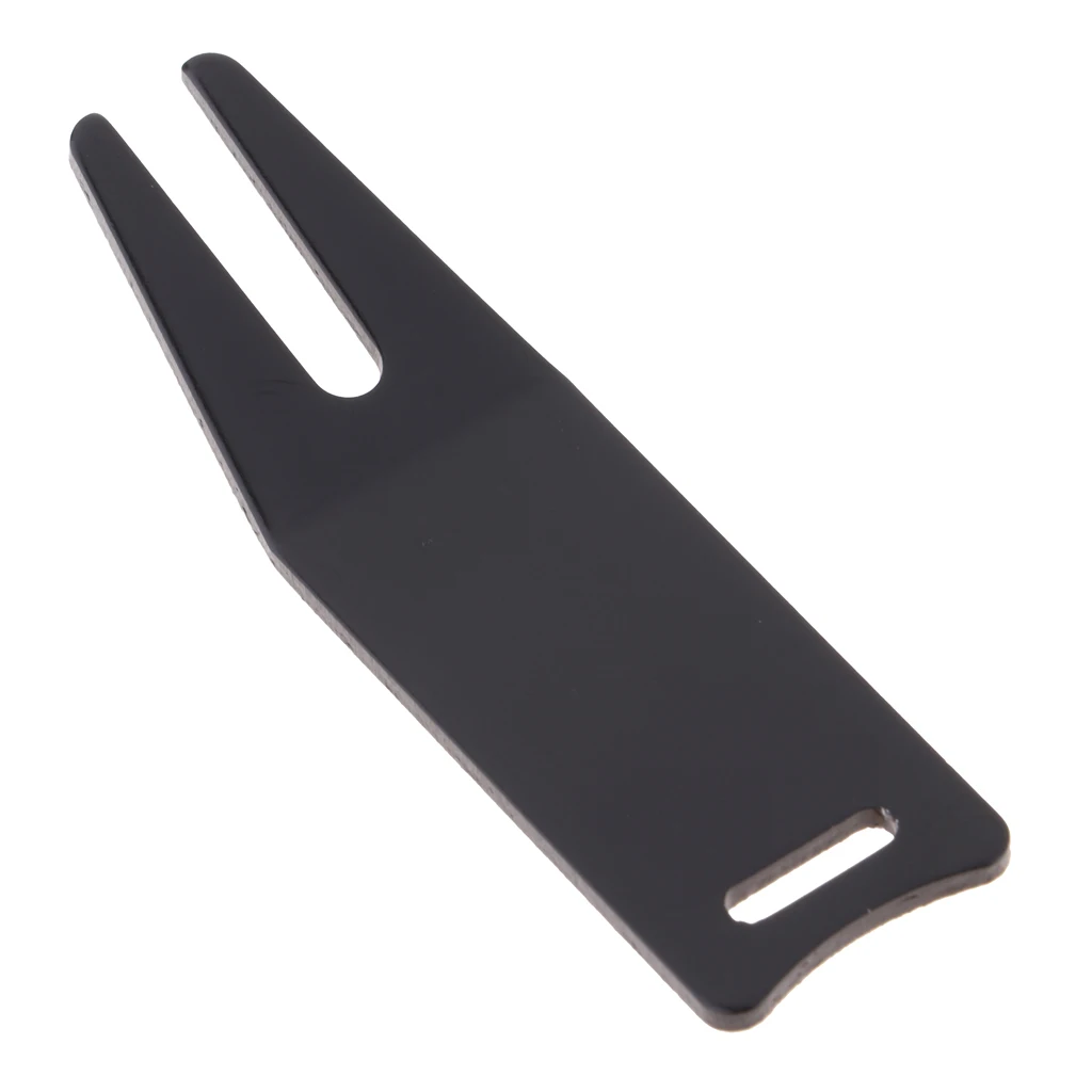 Metal Golf Divot Repair Tool Putting Green Fork Club Rest Pitch Maintain