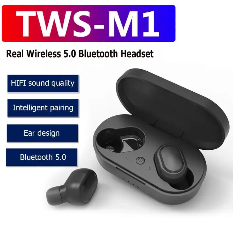 A6S Bluetooth стерео TWS Наушники Громкая связь вызов наушники-вкладыши с микрофоном компактный и портативный носить с собой удобно