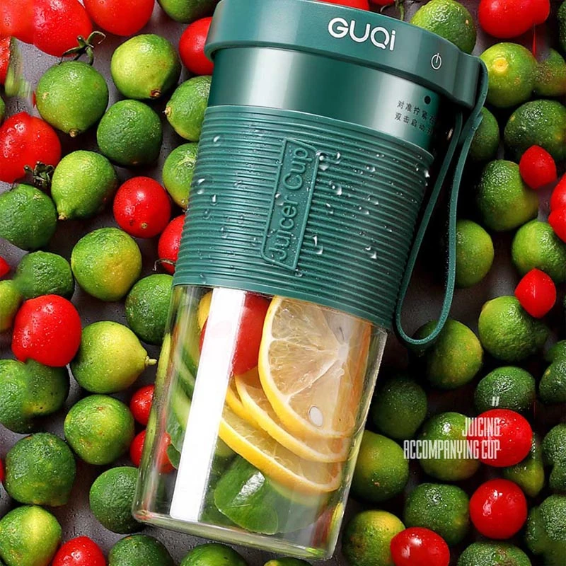 

Juicer Mixer Portable 2000mah Travel Home USB Electric Fruit Juicer Mixing Rechargeable Three-leaf Mini Juicer Blender Cup