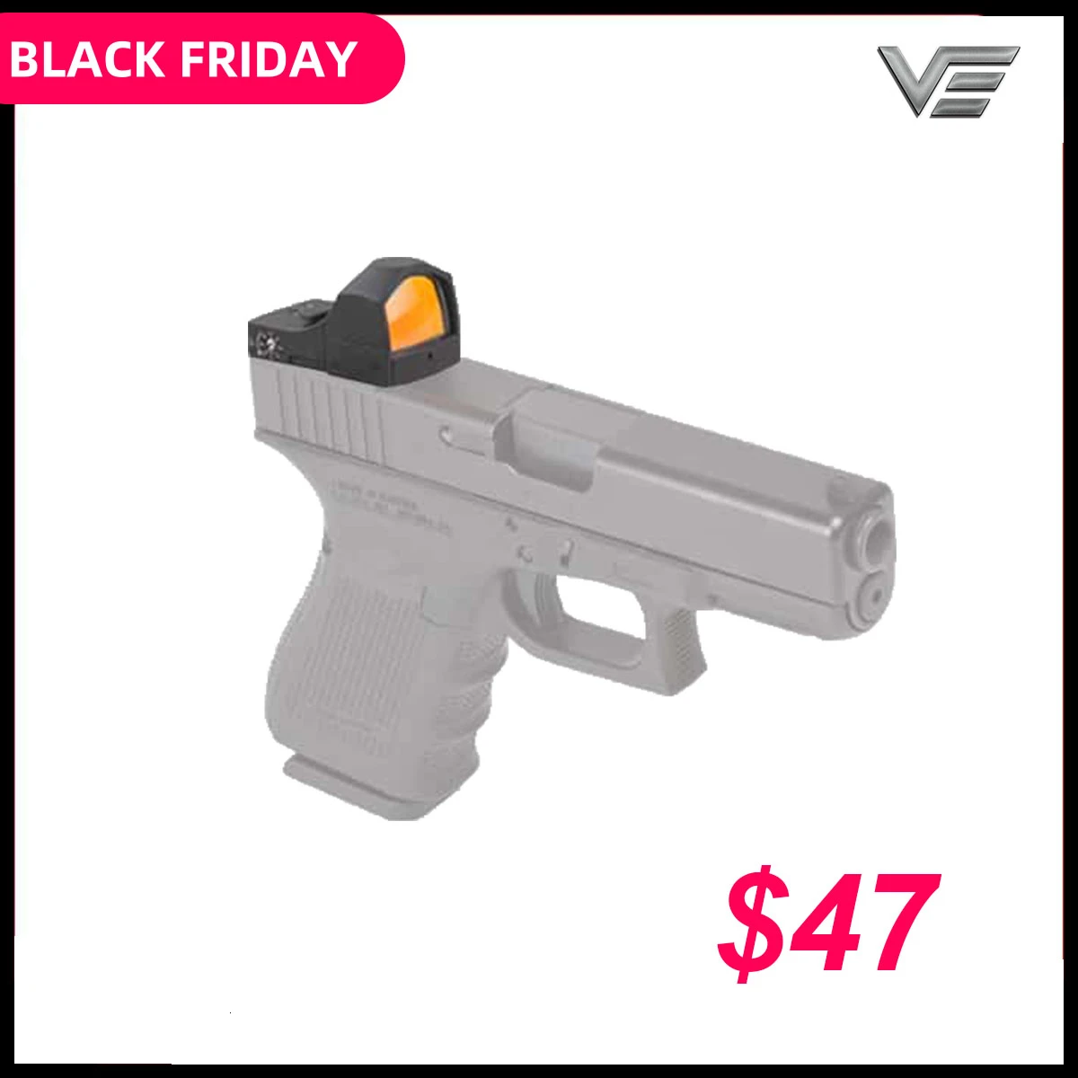 Goedkoop Vector Optics Sphinx 1x22 Auto Helderheid Compact Red Dot Sight Doctor 3 MOA 9mm Pistool 12ga Shotgun reflex Sight