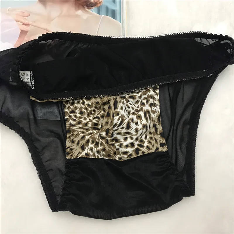 Leopard Print Men's Underwear Sexy Men Briefs Trend Comfortable Breathable Cool Low Waist Panties U Convex Pouch Male Underpants 2