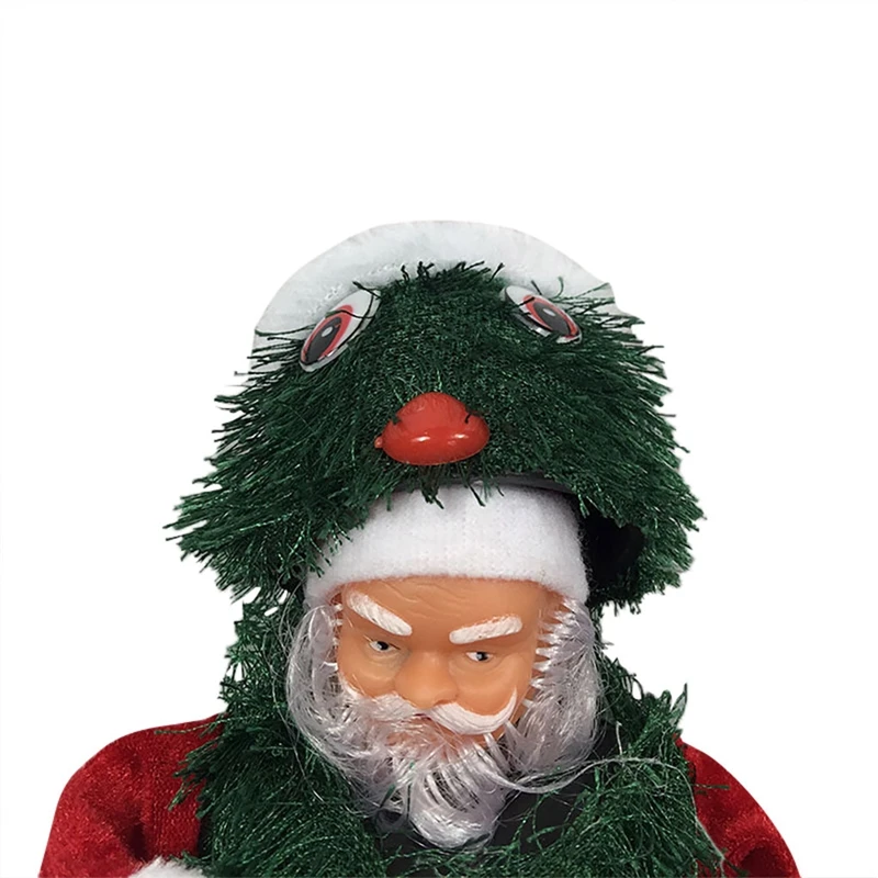 Рождество электрические игрушки образования Xmas Танцы и музыкальная игрушечная Беговая железная дорога для носки с изображением Санты и подарков для детей дошкольного возраста для мальчиков и девочек