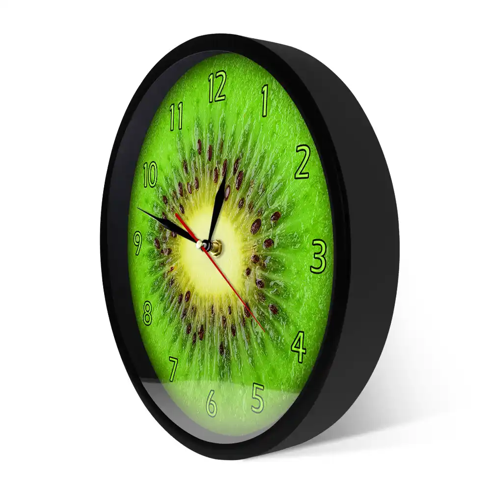 2087 Living Room Clock 10.5 KIWI Clock Home D\u00e9cor Clock Large 10.5 Wall Clock GREEN Clock