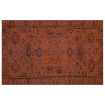 

Handmade Brown Vintage Overdyed Turkish Area Rug 170x268 Cm-5'7''X8'10''