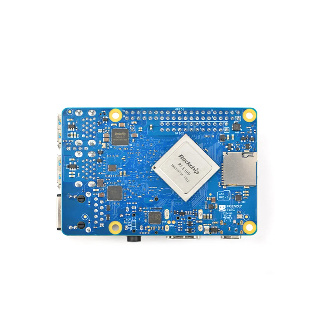 RK3399 макетная плата NanoPi M4V2 Двухдиапазонная WiFi Двойная камера 4G Память 4K воспроизведение Android 8