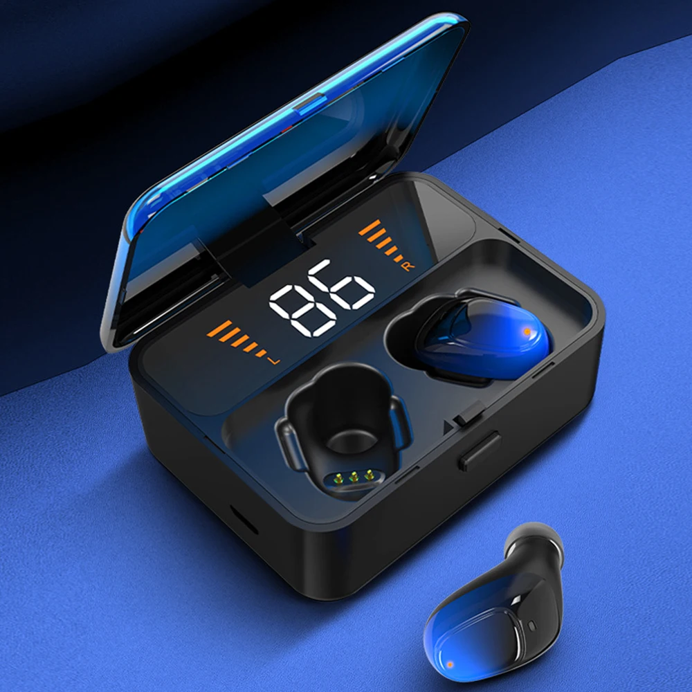 Bluetooth 5,0 наушники TWS беспроводные наушники Blutooth наушники Handsfree спортивные наушники игровая гарнитура с дисплеем питания