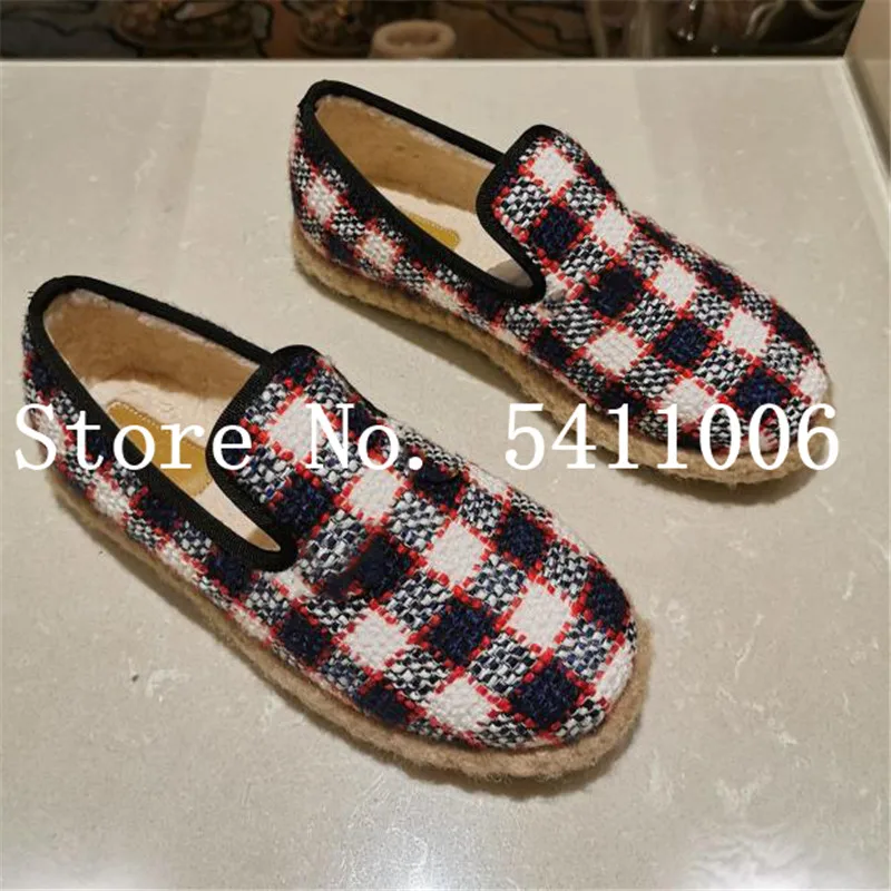 Женская обувь; модная дизайнерская женская обувь на плоской подошве; модная женская обувь на меху; сезон осень-зима; шерстяные лоферы; женская обувь на плоской подошве