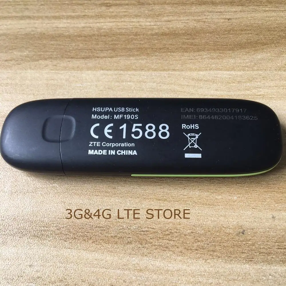 Разблокированный zte MF190s MF190 3g GSM 7,2 Мбит/с USB модем PK huawei e303 e3351 e2010
