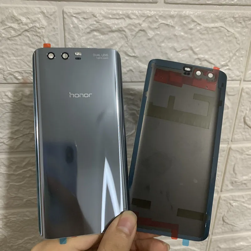 Honor 9 Seagull grey Для huawei Honor 9 стеклянный задний корпус для huawei Honor 9 батарея задняя крышка заднего стекла запасной чехол запасные части - Цвет: Honor 9 Seagull grey