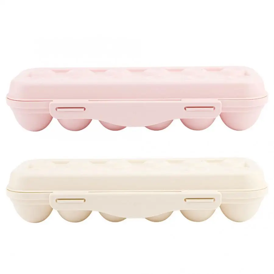 

Kitchen Items Large Capacity Plastic Eggs Tray Container Stackable Storage Organizer