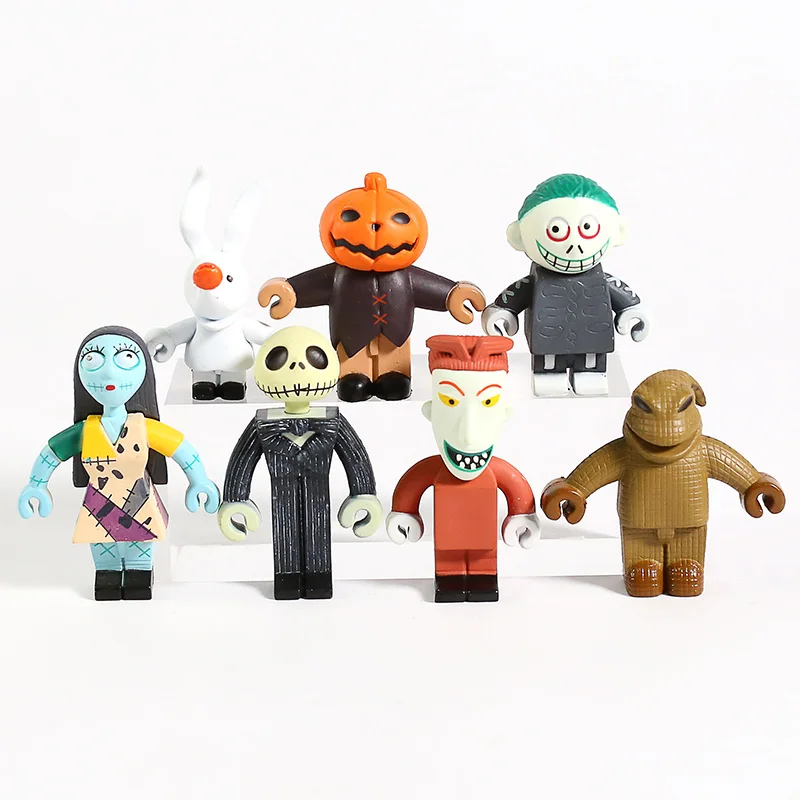 Кошмар перед Рождеством Джек Салли замок баррель Oogie Boogie мини ПВХ Фигурки игрушки