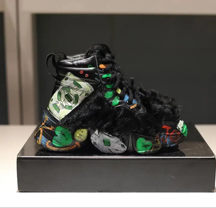 Зимние ботильоны женская зимняя обувь на платформе женские повседневные ботинки