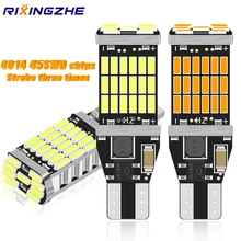 Rxz 1pc canbus w16w t15 920 921 912 led 4014 45 chips de luz reversa lâmpadas backup luz de estacionamento lâmpadas branco vermelho w5w nenhum erro