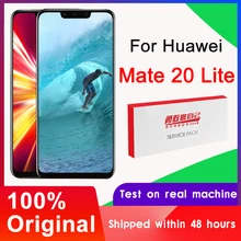 Originele 6.3 ''Display Vervanging Voor Huawei Mate 20 Lite Lcd Touch Screen Digitizer Vergadering Voor Mate20 Lite Display