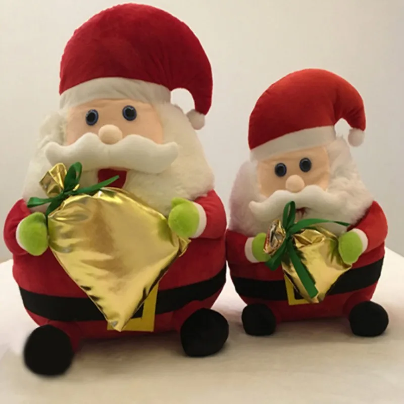 Рождественские праздничные вечерние принадлежности милый Санта-Клаус плюшевые куклы подарок для активного отдыха украшение дома кулон