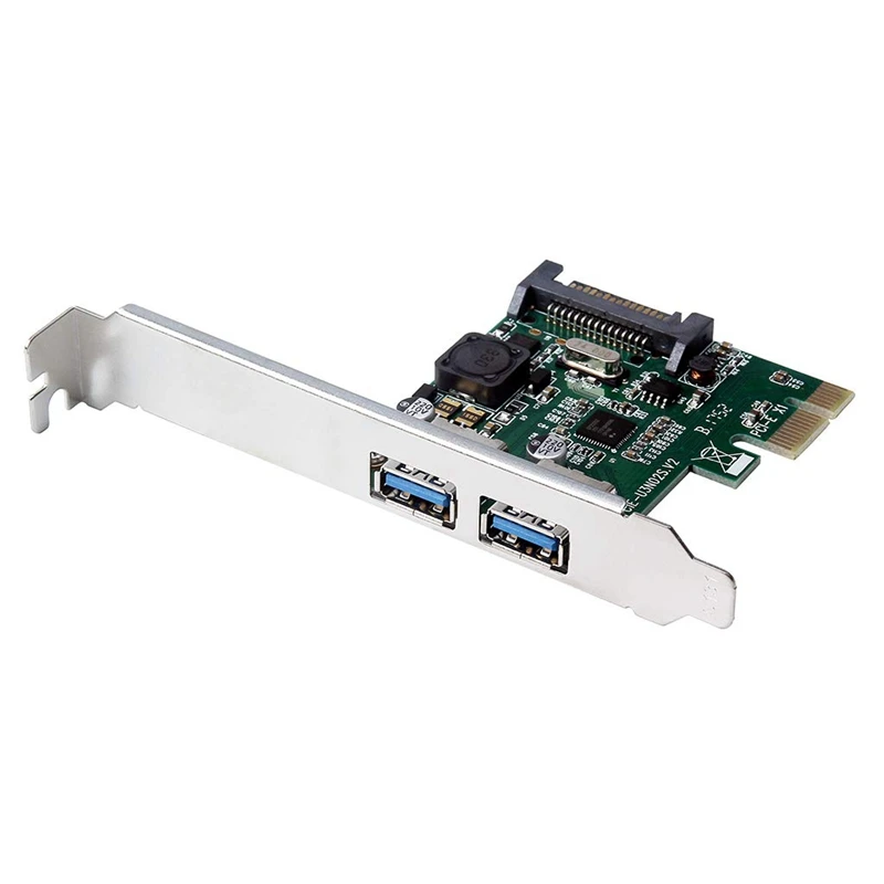 Pci-E к Usb3.0 двойной порт карты расширения Pci Express адаптер Nec720202 главный чип управления для настольного ПК