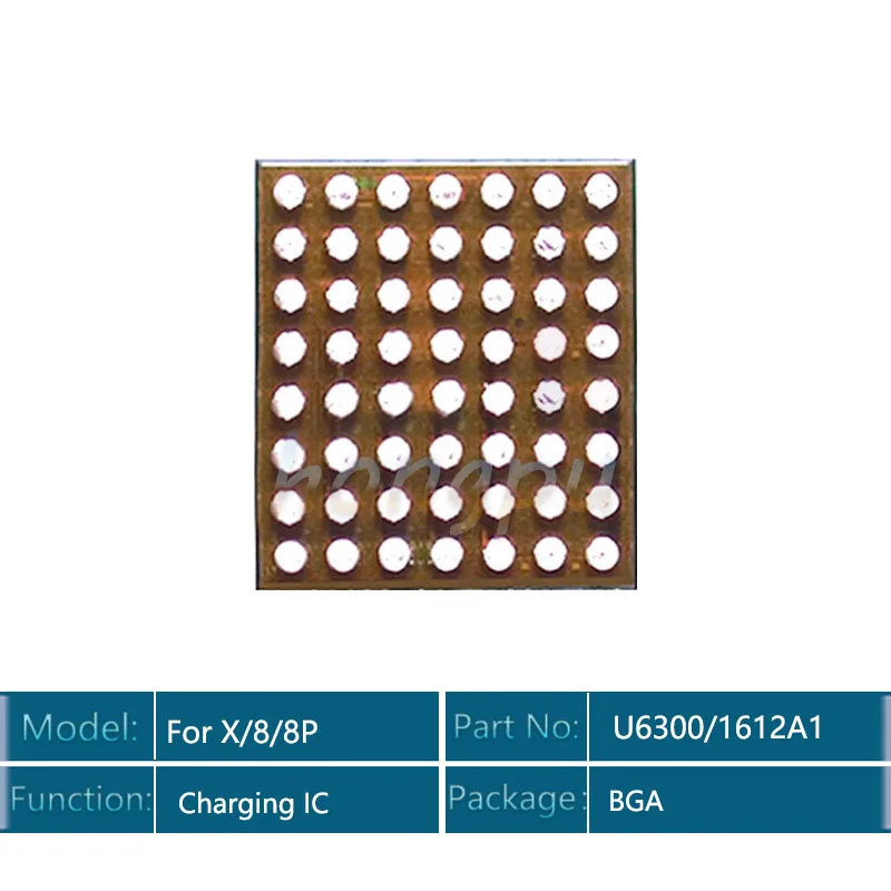 10 шт./лот U6300/1612A1 U2 USB IC для iPhone X/8/8 plus/8 plus Зарядка IC чип 56 контактов CBTL1612A1