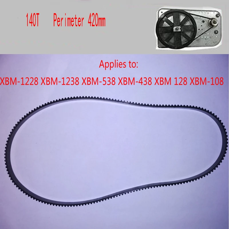 Bread Maker Parts 140T Perimeter 420mm Breadmaker Conveyor Belts