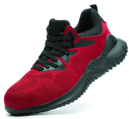 safety shoes DEWBEST Рабочая обувь со стальным носком, модные легкие дышащие мужские промышленные и строительные защитные ботинки, Прогулочные кроссовки - Цвет: safety shoes