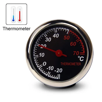 

Mini Car Automobile Digital Clock Auto Watch Automotive Thermometer Hygrometer Decoration Ornament Clock Car Meter