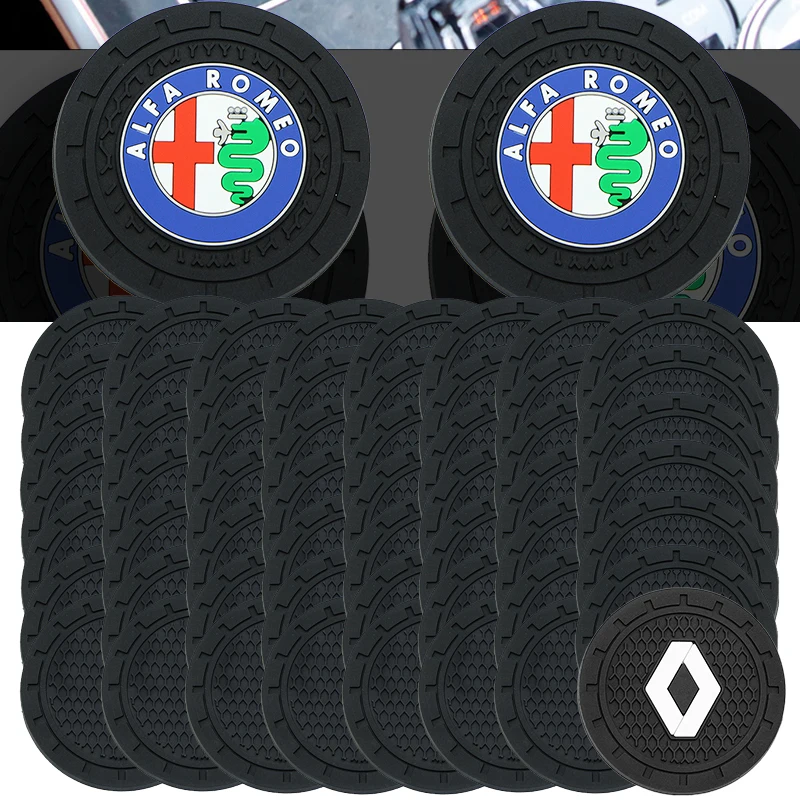 

1pcs Car Coaster Cup Pad Auto Mat for Toyotas Corolla SUV Yaris Rav4 Veranda Highlander Mirai Avensis Auris Camry C-HR 86 Prius