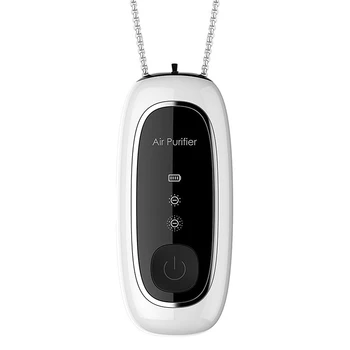 

Fashion Personal Wearable Air Purifier Necklace Mini Portable Air Freshener Ionizer Negative Ion Generator