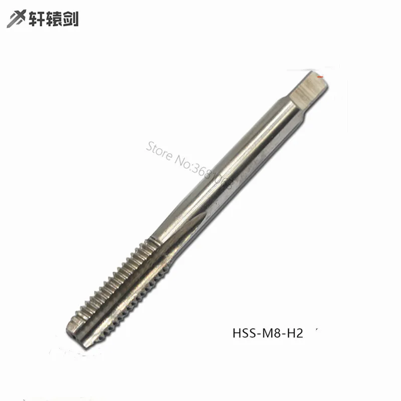 10pcs M8 Machine Taps Thread Straight Flute M8x1.25 M8x1 HSS H2 Tap Bit Right Hand Threading Drill Tool | Инструменты