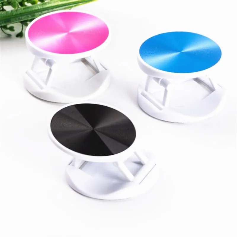 Metal Color Solid Design Luxuy Phone Socket Round Smartphones Pocket Desktop Stand Bracket Holder | Мобильные телефоны и
